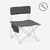Assise pour chaise basse