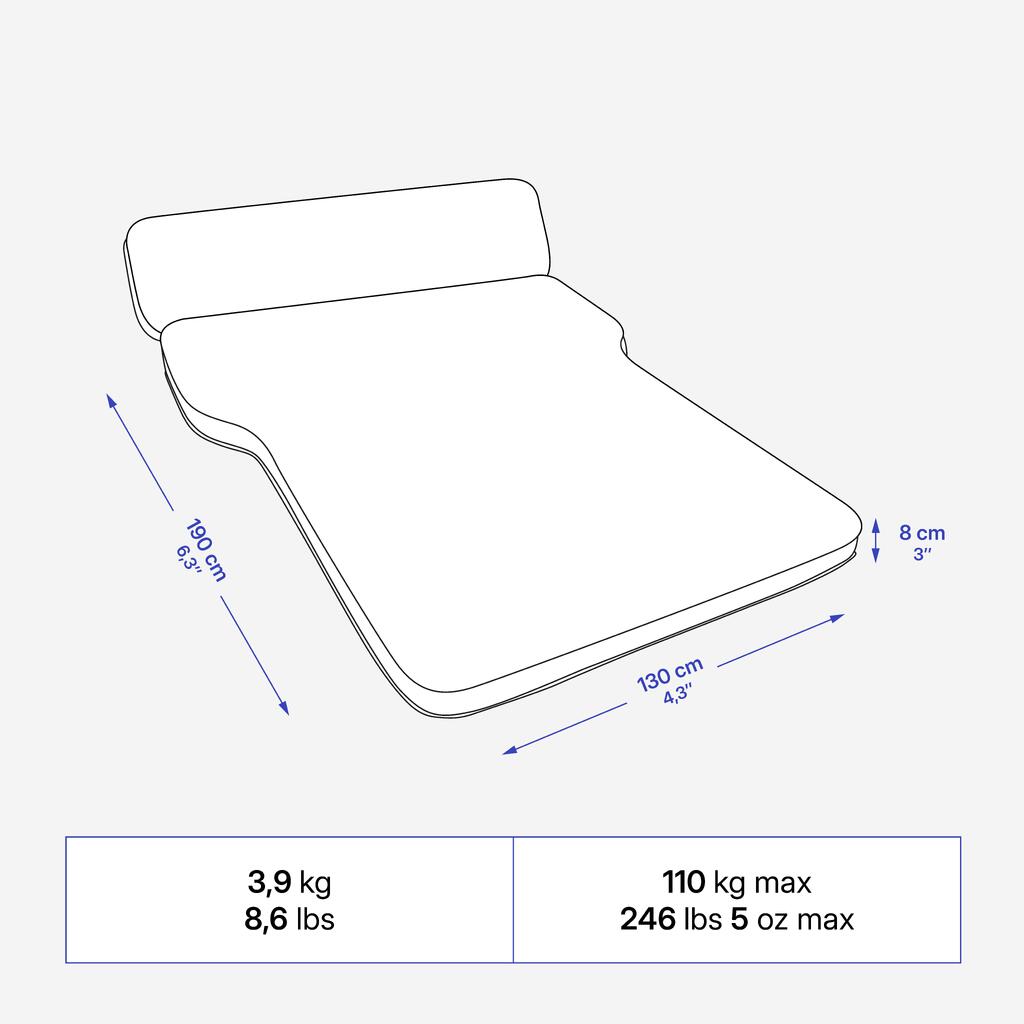 2-Person inflatable car mattress, Ultim Comfort self-inflatable