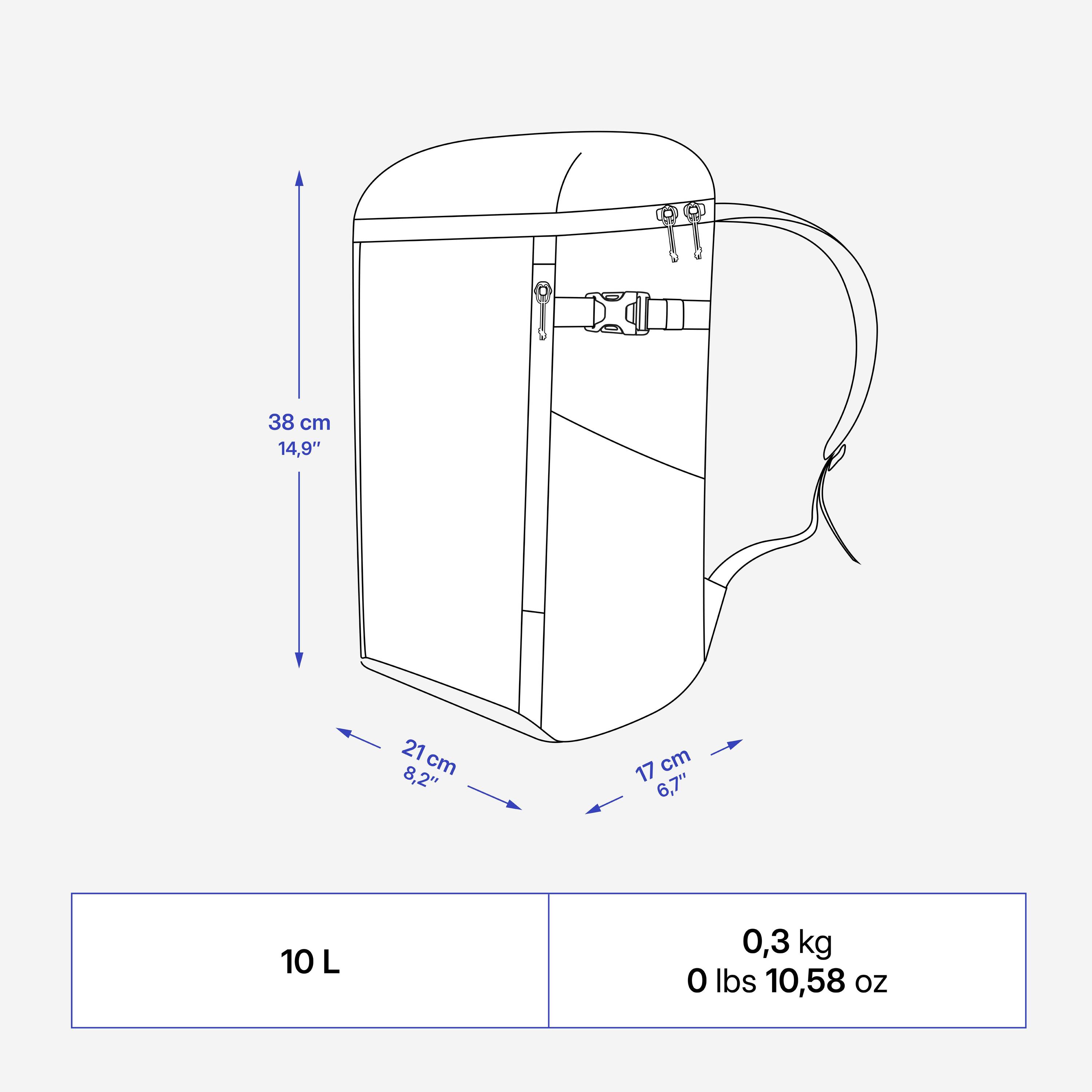  Ice 10 L compact and isothermal backpack 100 -  5