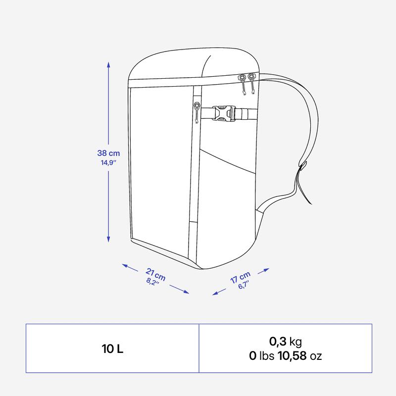 Mochila geleira 100 - 10 litros - isotérmico e compacto