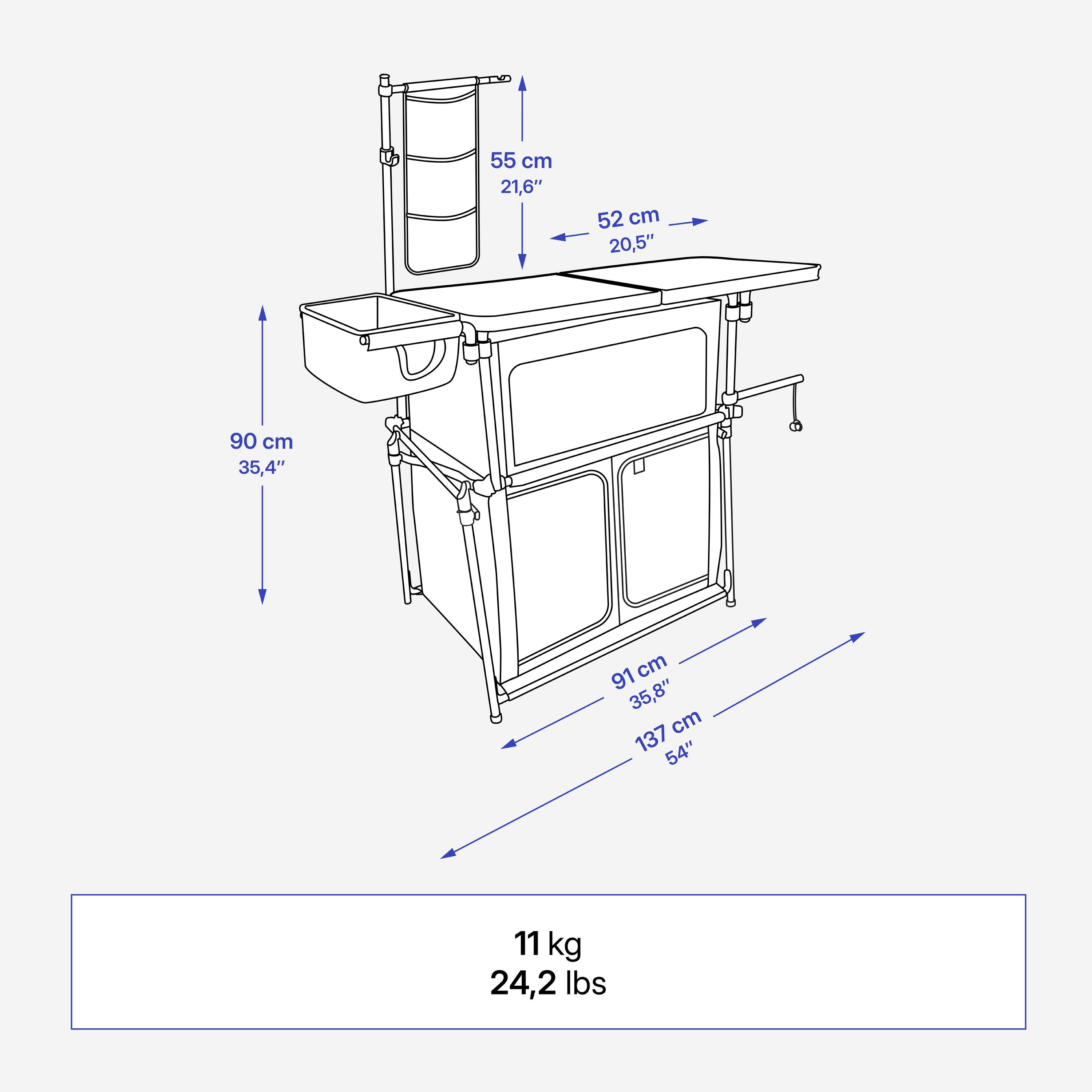 Camping Compact and Folding Unit XL-Compact 5/18