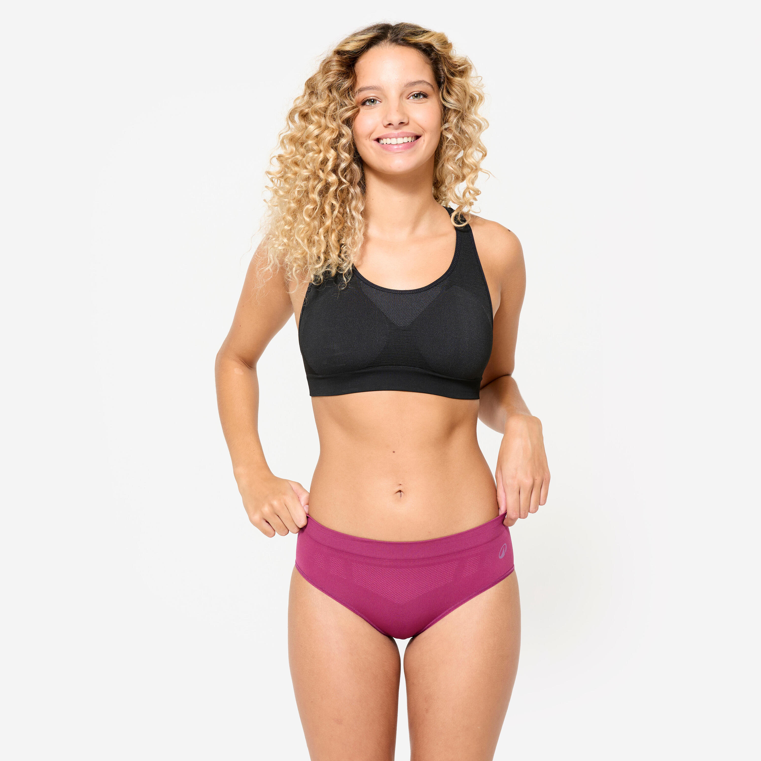 Sportslips Damen nahtlos 3er-Pack - 3 Farben 6/13