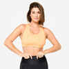 Women's Moderate-Support Muscle Back Lined Sports Bra - Apricot Orange