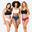 Lot de 3 culottes sans coutures Femme, Violet/Blanc/Bleu