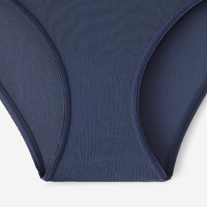 Lot de 3 culottes sans coutures Femme, Violet/Blanc/Bleu