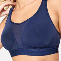 Women's High Support Convertible Strap Sports Bra - Dark Blue