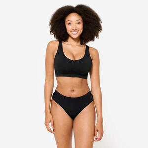 Pack de 3 bragas deportivas sin costuras Mujer Decathlon negro