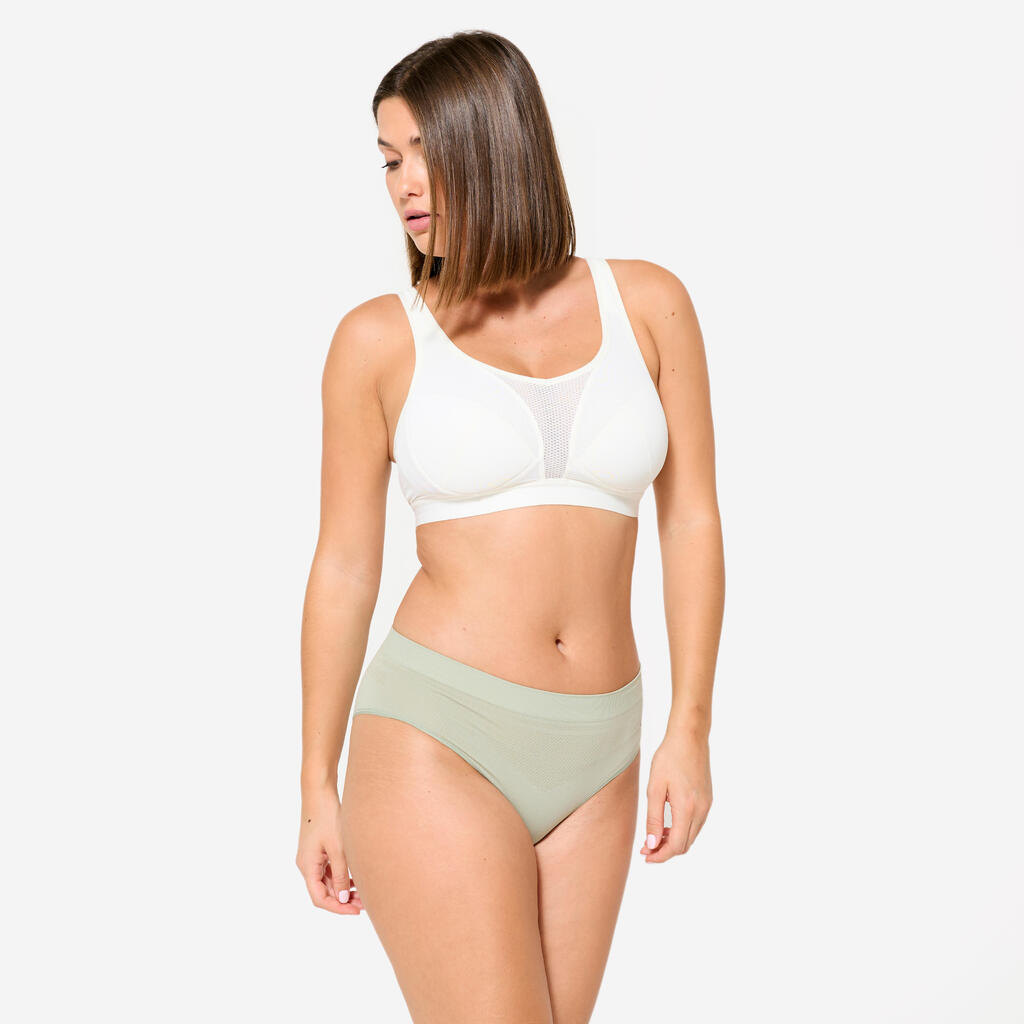 Women's Seamless Knickers Three-Pack - Black/Pink/Sage