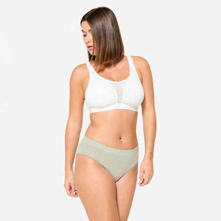 Women's Seamless Knickers Three-Pack - Black/Pink/Sage