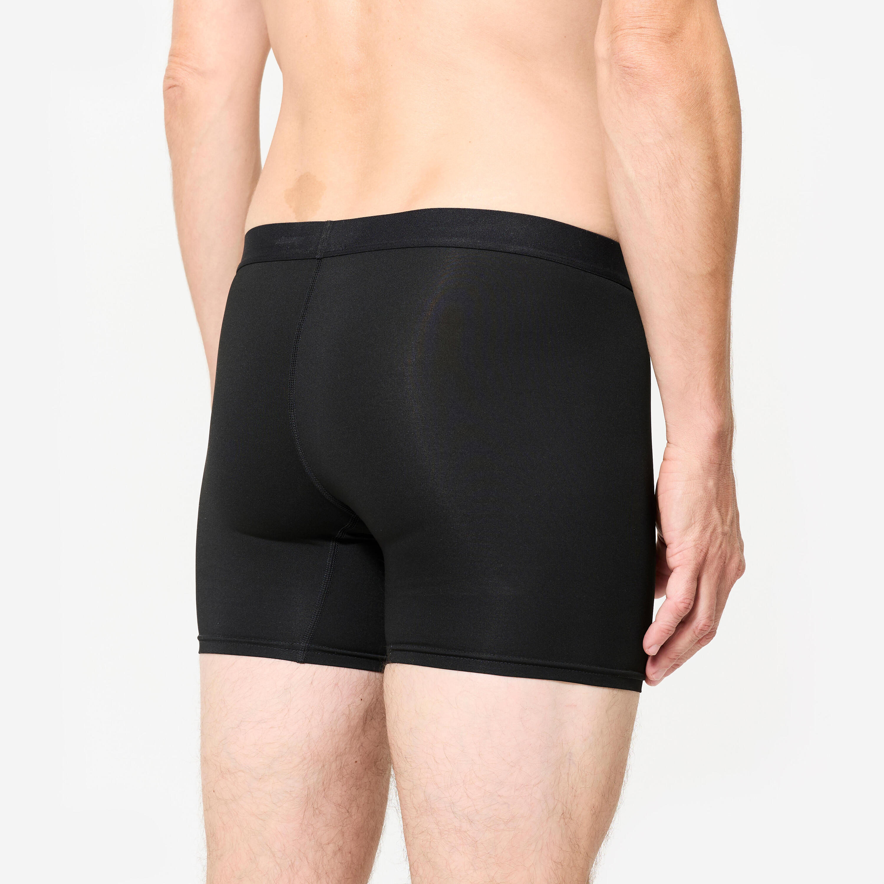 Men's breathable microfibre boxers - Black 3/10