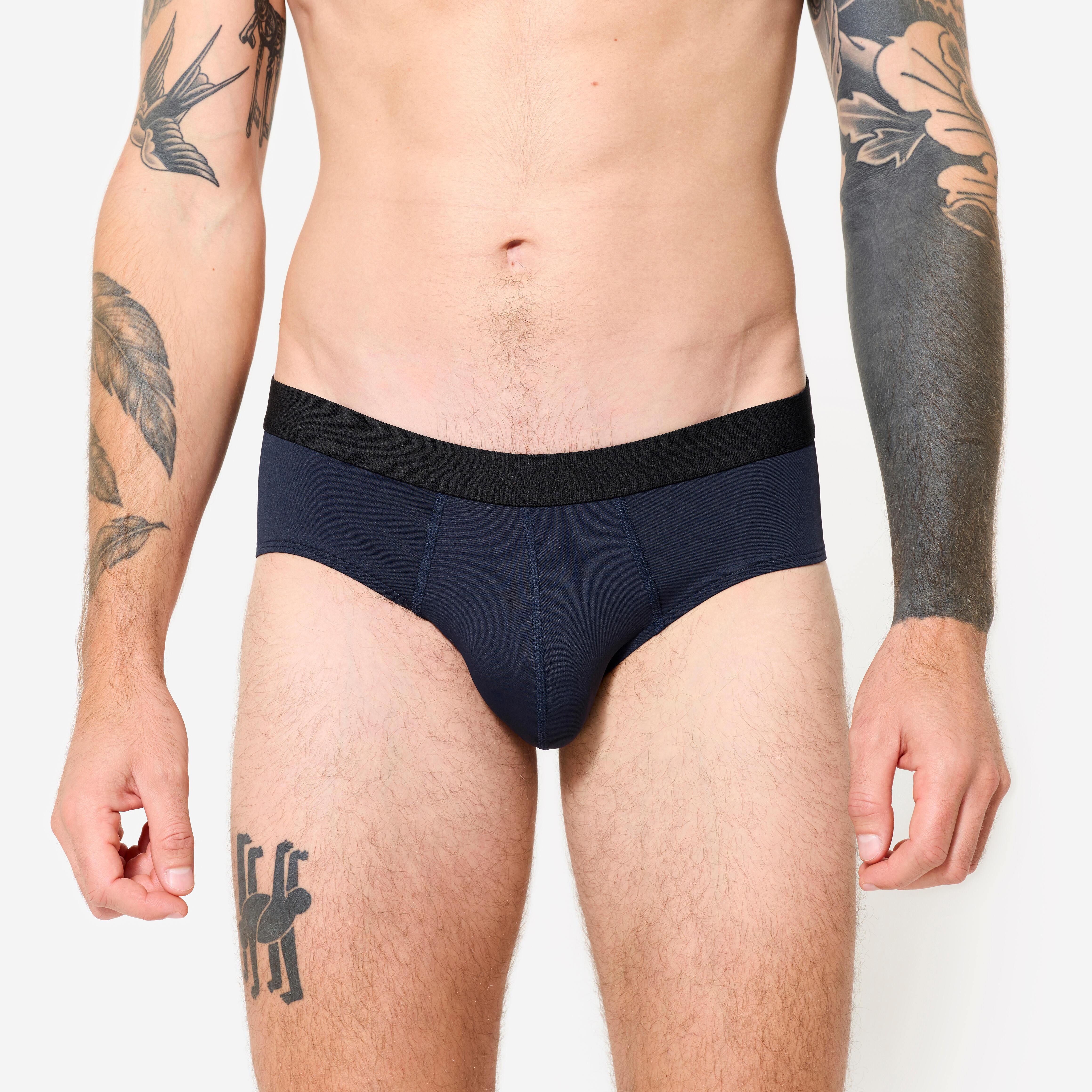 Calzoncillos slip transpirables hombre Azul oscuro