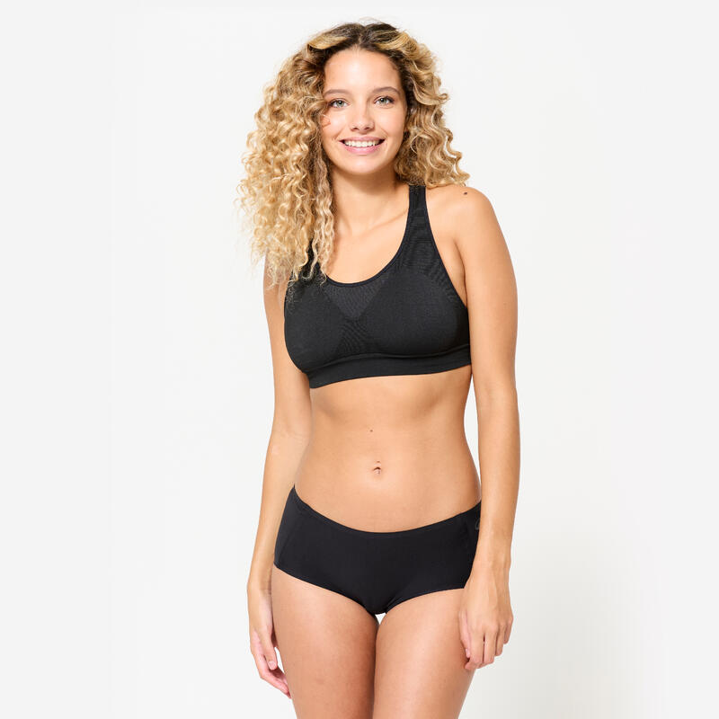 Boxer effet seconde peau Femme - Noir