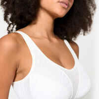 Women's High Support Convertible Strap Sports Bra - White