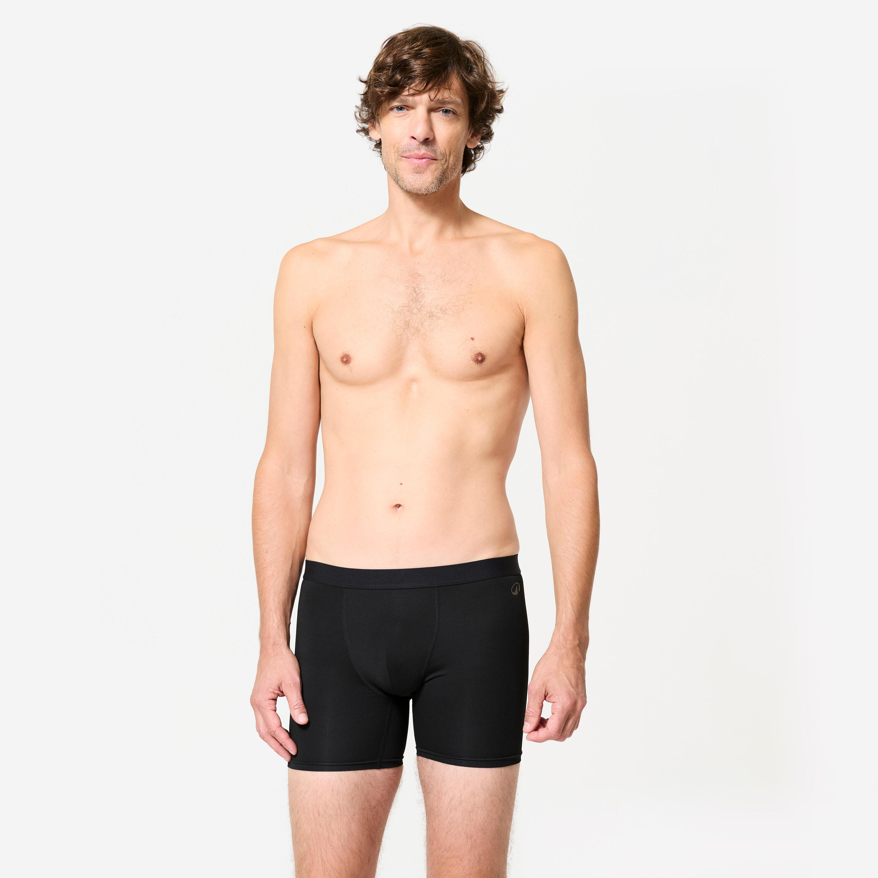 Men's breathable microfibre boxers - Black 2/10