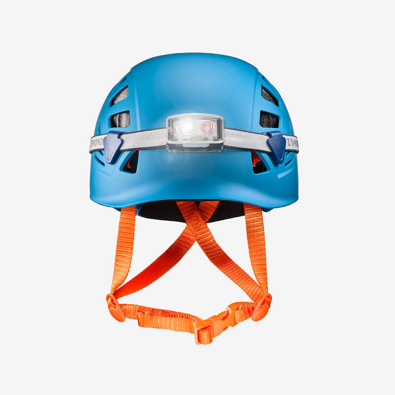 Helm voor klimmen en alpinisme Rock blauw