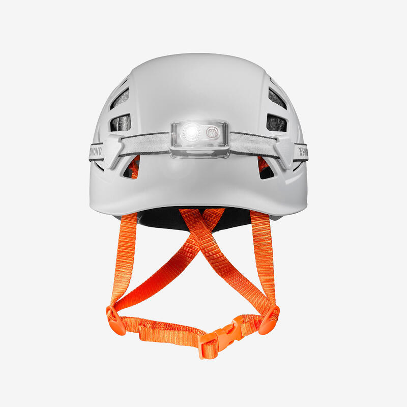 CASQUE D'ESCALADE ET D'ALPINISME - ROCK  GRIS