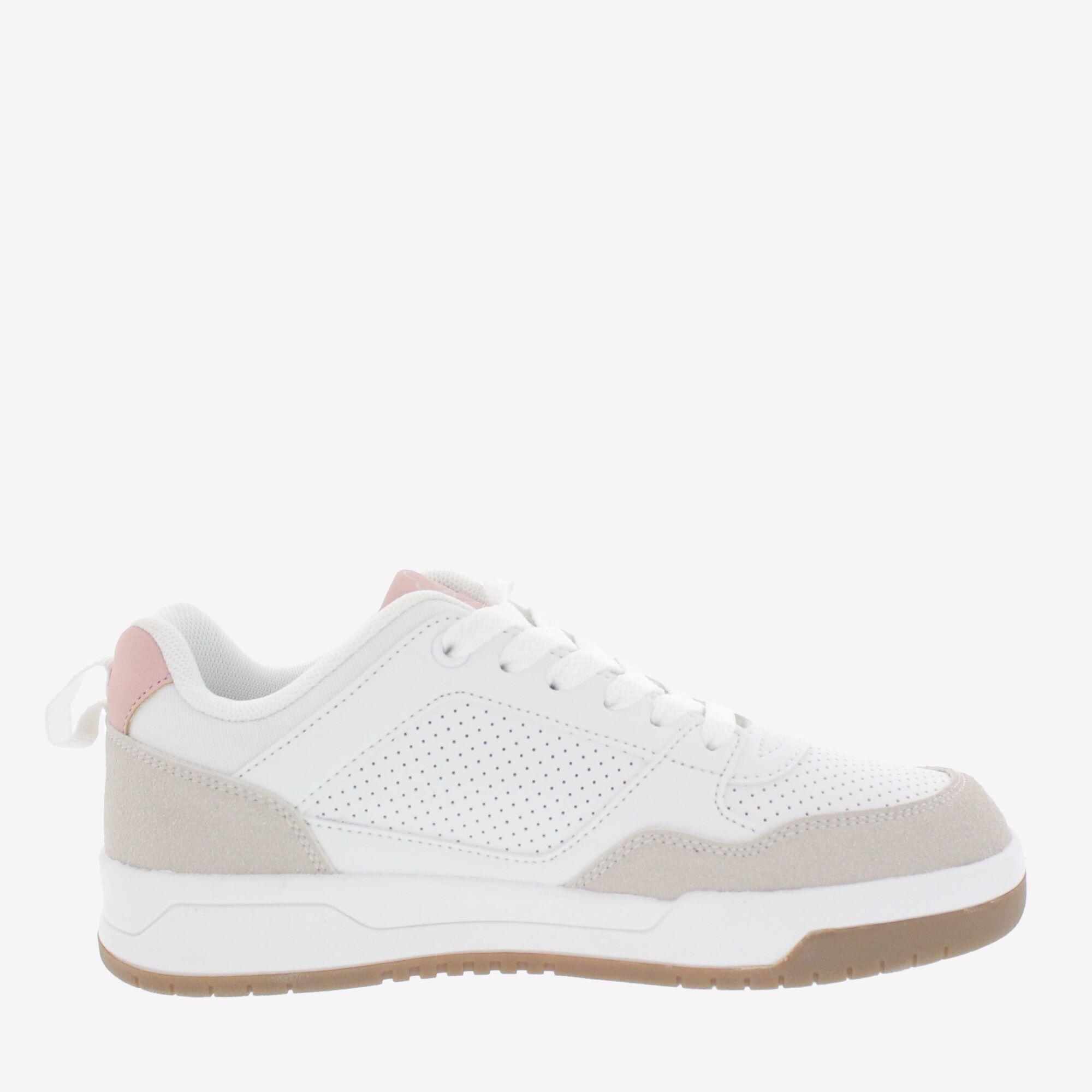 Baskets Kappa Kickoff Enfant - Velcro - Semelle Claire - Taille 34 EU - Coloris Argent Rose