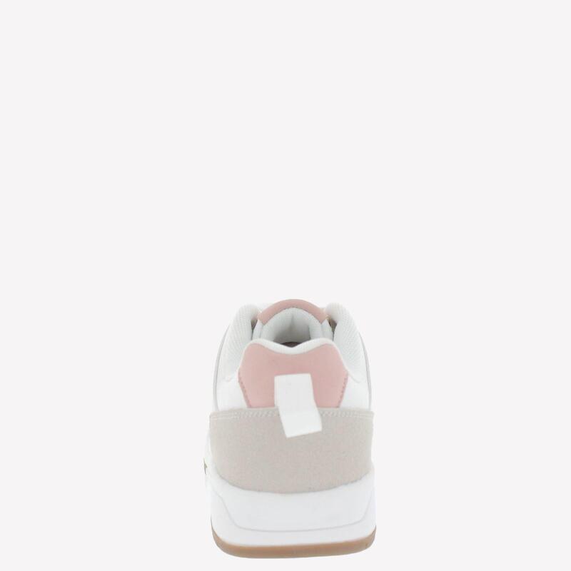 Baskets Kappa Kickoff Pour Enfants - Rose Argent 1522 - Taille 34 EU - Velcro Pratique