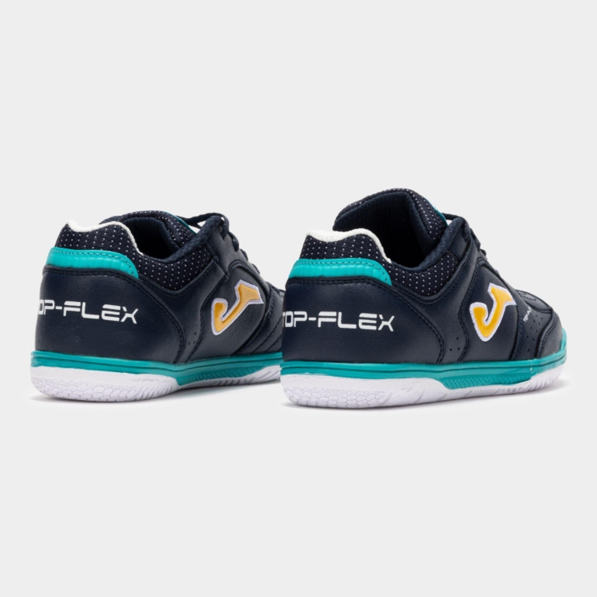 Joma Top Flex kind zaalvoetbalschoenen donkerblauw 4/5