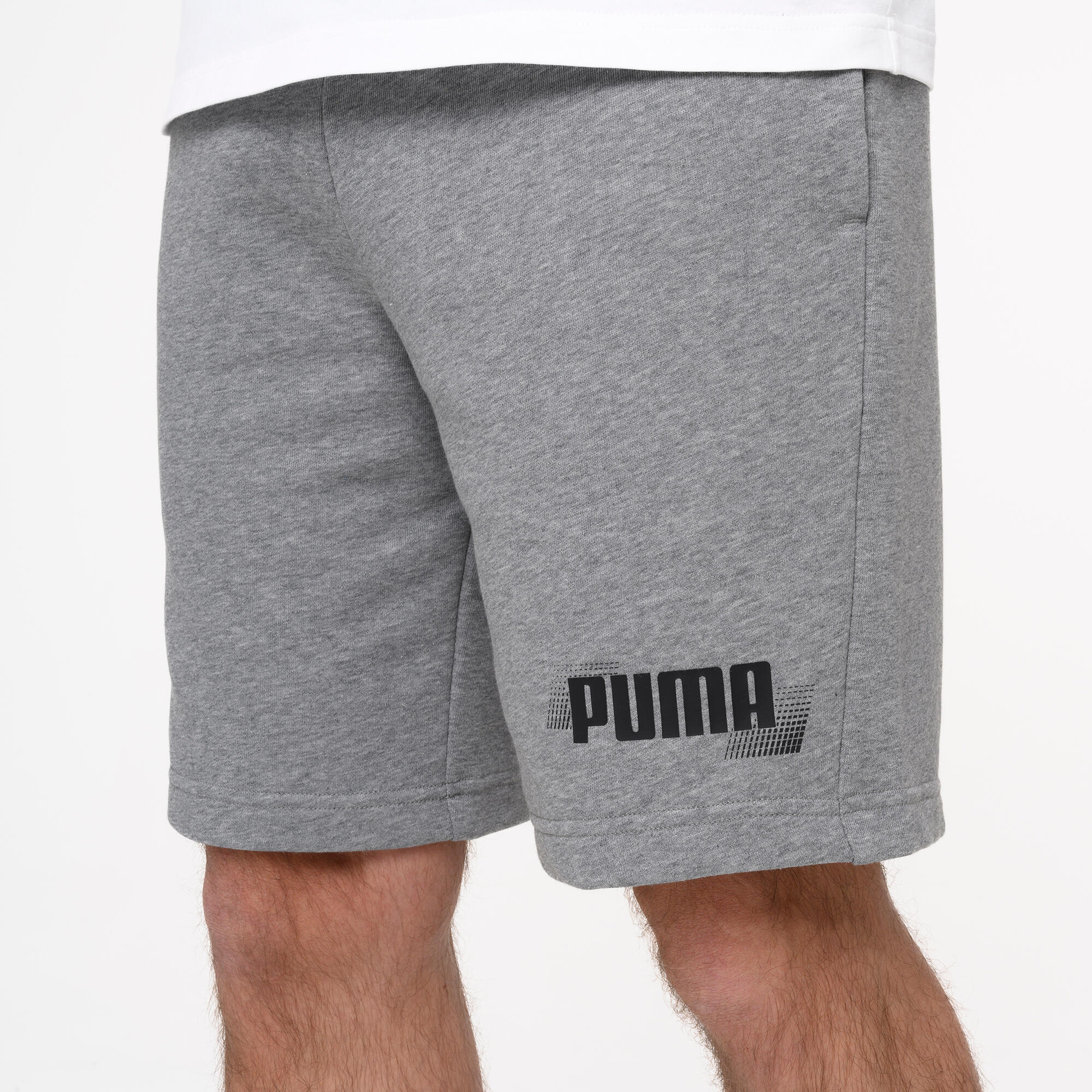 Short en coton homme, gris 5/8