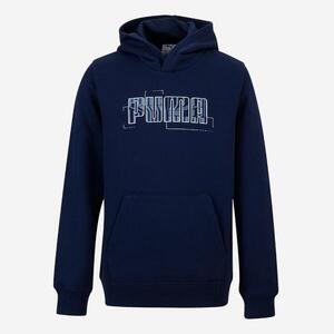 Sudadera Puma Niños Azul Estampado Capucha