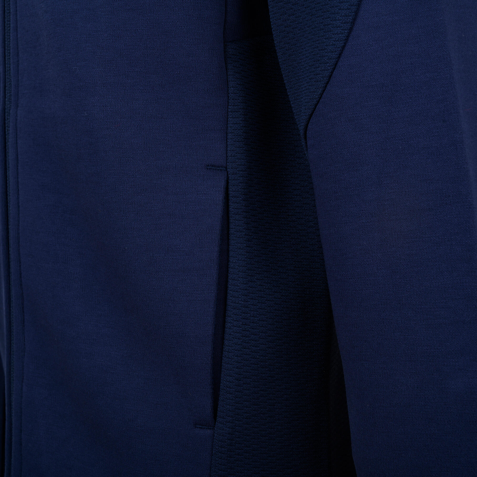 Hoodie met rits marineblauw 7/7
