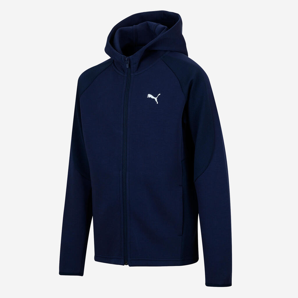 Kids' Zip-Up Hoodie Active - Black