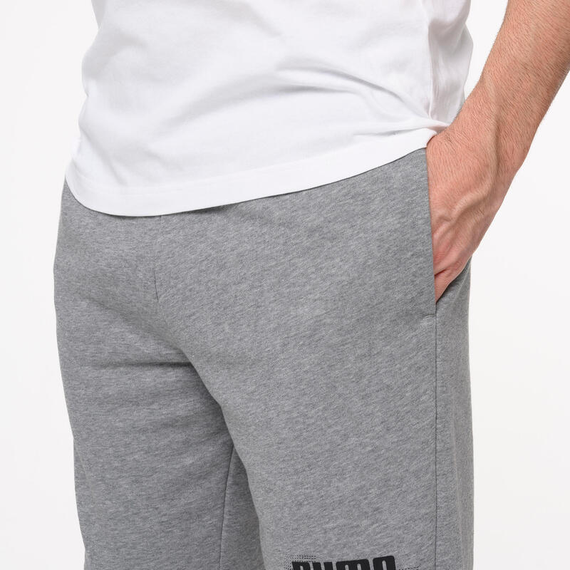 Pantalon scurt bumbac Puma Gri Bărbați