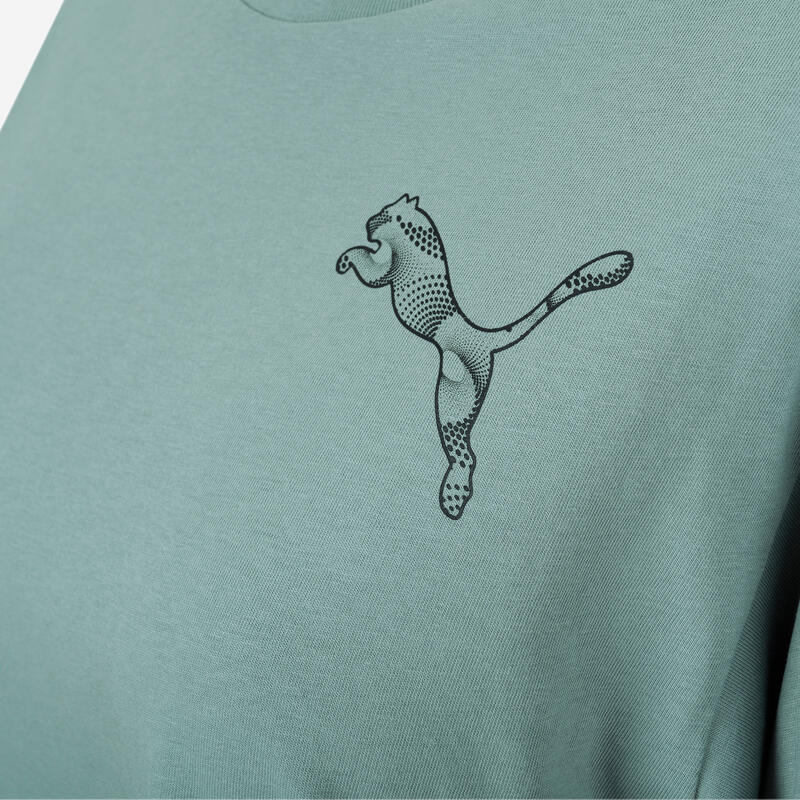 Tricou bumbac Puma Verde Damă