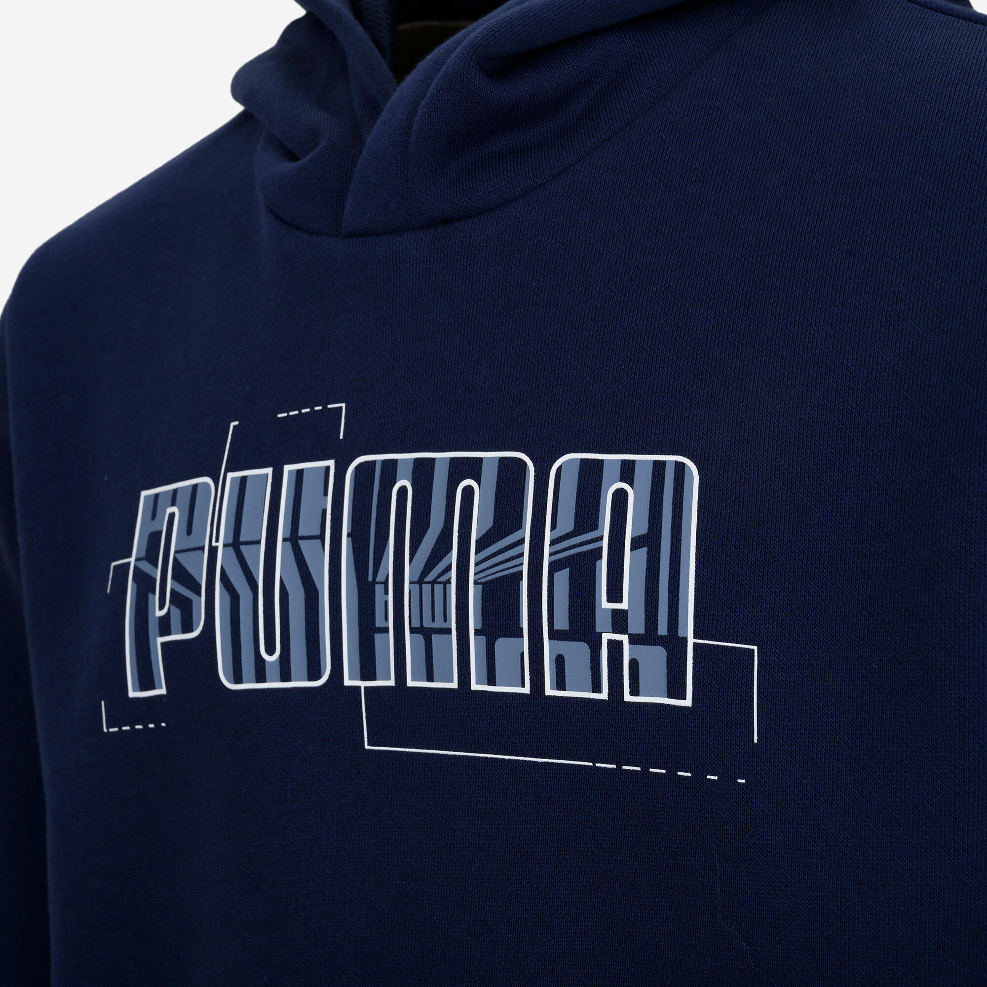 Hoodie Kinder - Print blau 4/5