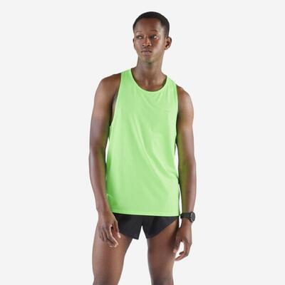 Camiseta sin mangas de running Hombre - KIPRUN 900 Light verde