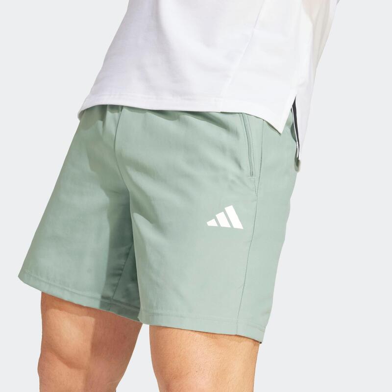 Pantalon scurt de fitness ADIDAS Verde Bărbați