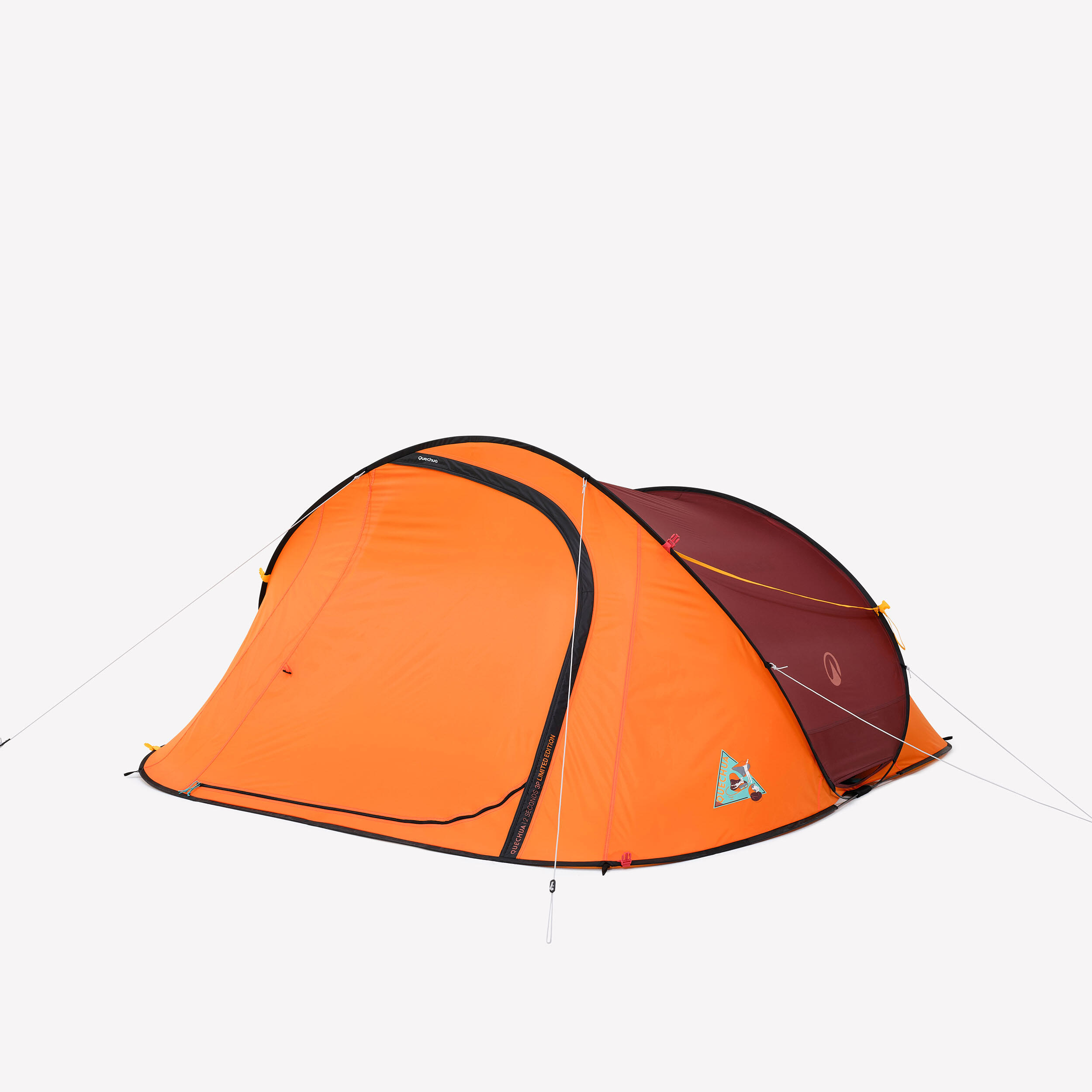 Instant 3-person camping tent, 2 Seconds Limited Edition, Vintage 8/11