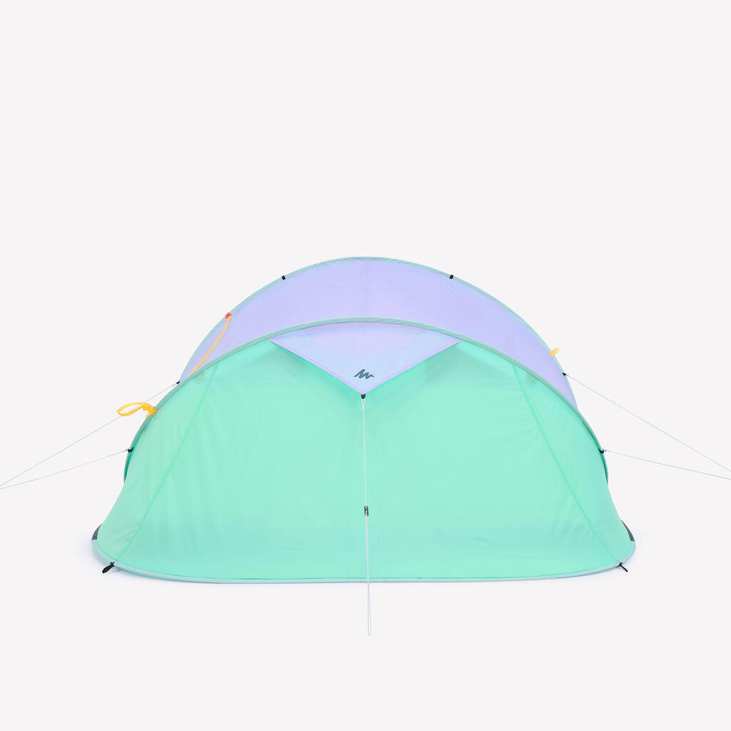 Carpa 2 seconds de camping para 3 personas  Quechua Edición limitada-Lila/Menta