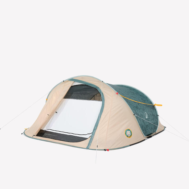 Tenda de Campismo instantânea 3 lugares 2 SECONDS edição limitada, Wood