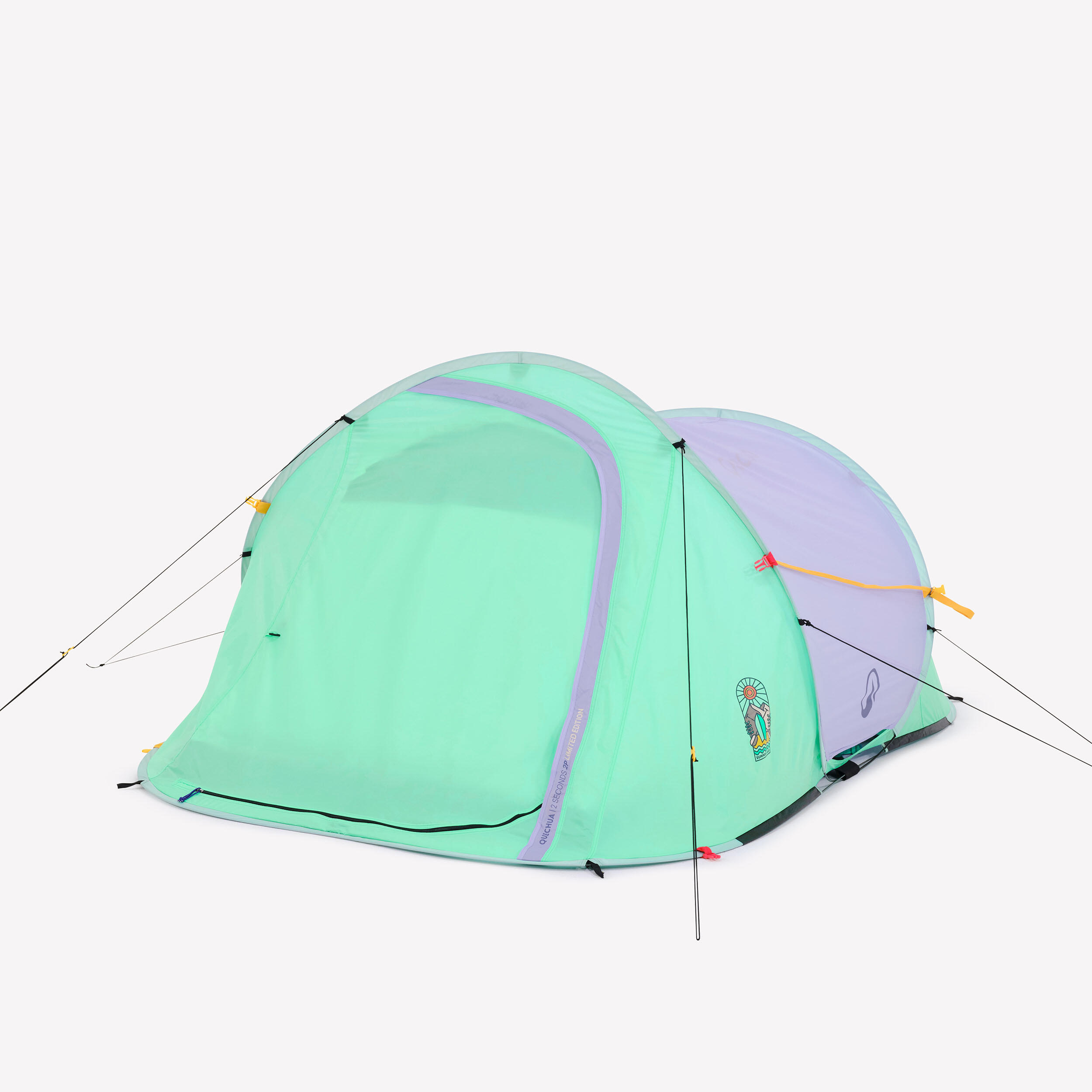 Instant 2-person camping tent, 2 Seconds Limited Edition, Summer 8/10