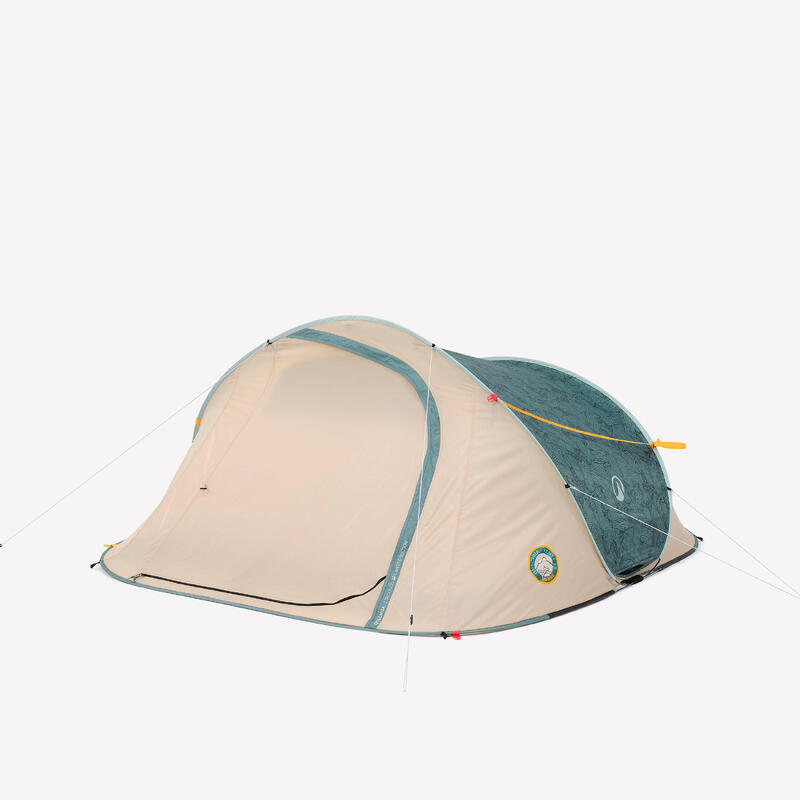 Tenda de Campismo instantânea 3 lugares 2 SECONDS edição limitada, Wood