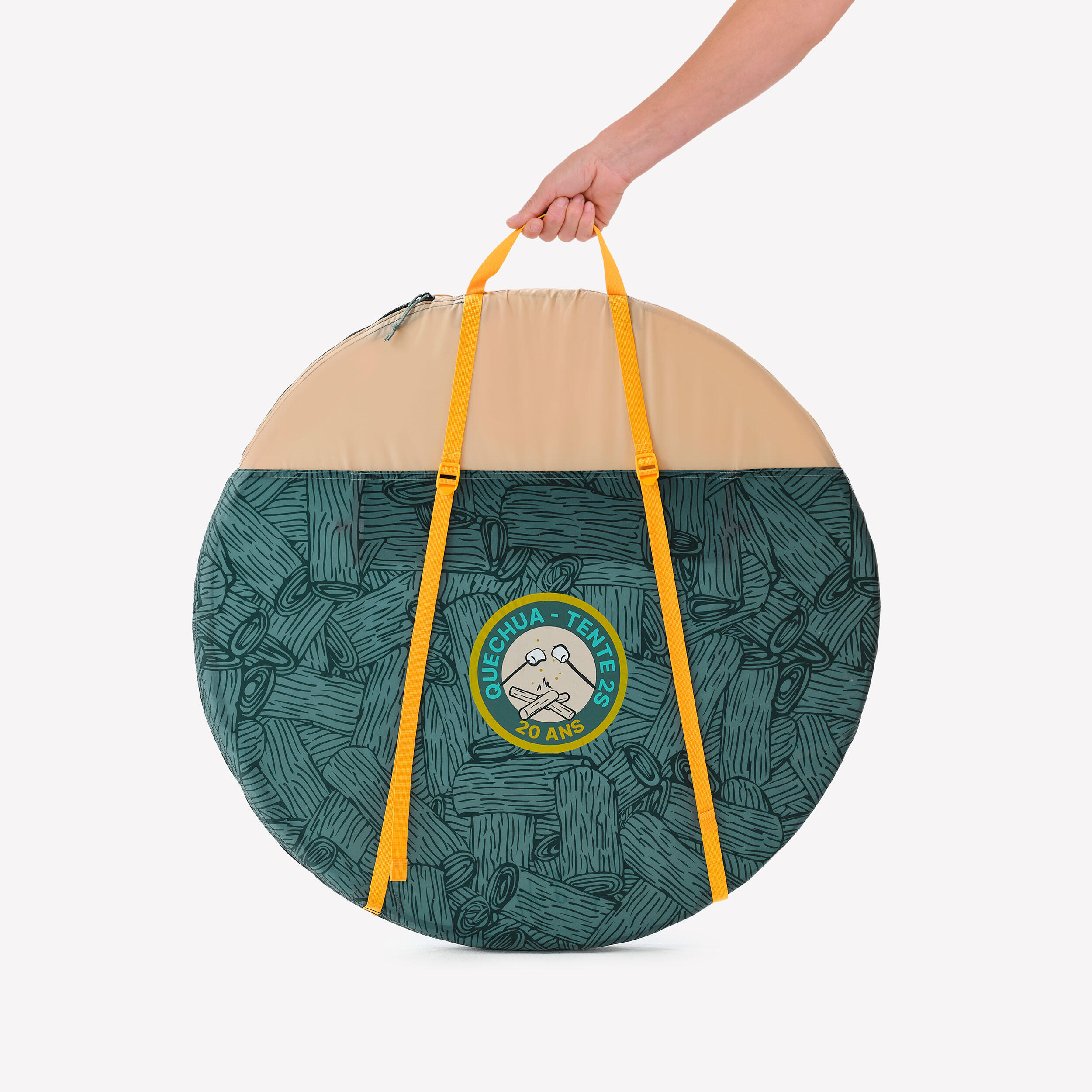 Tenda campeggio 2 SECONDS LIMITED EDITION Wood | 2 posti 10/10