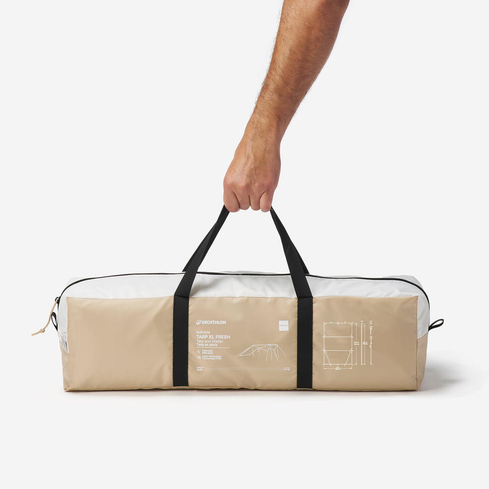 Płachta biwakowa tarp Quechua Fresh XL