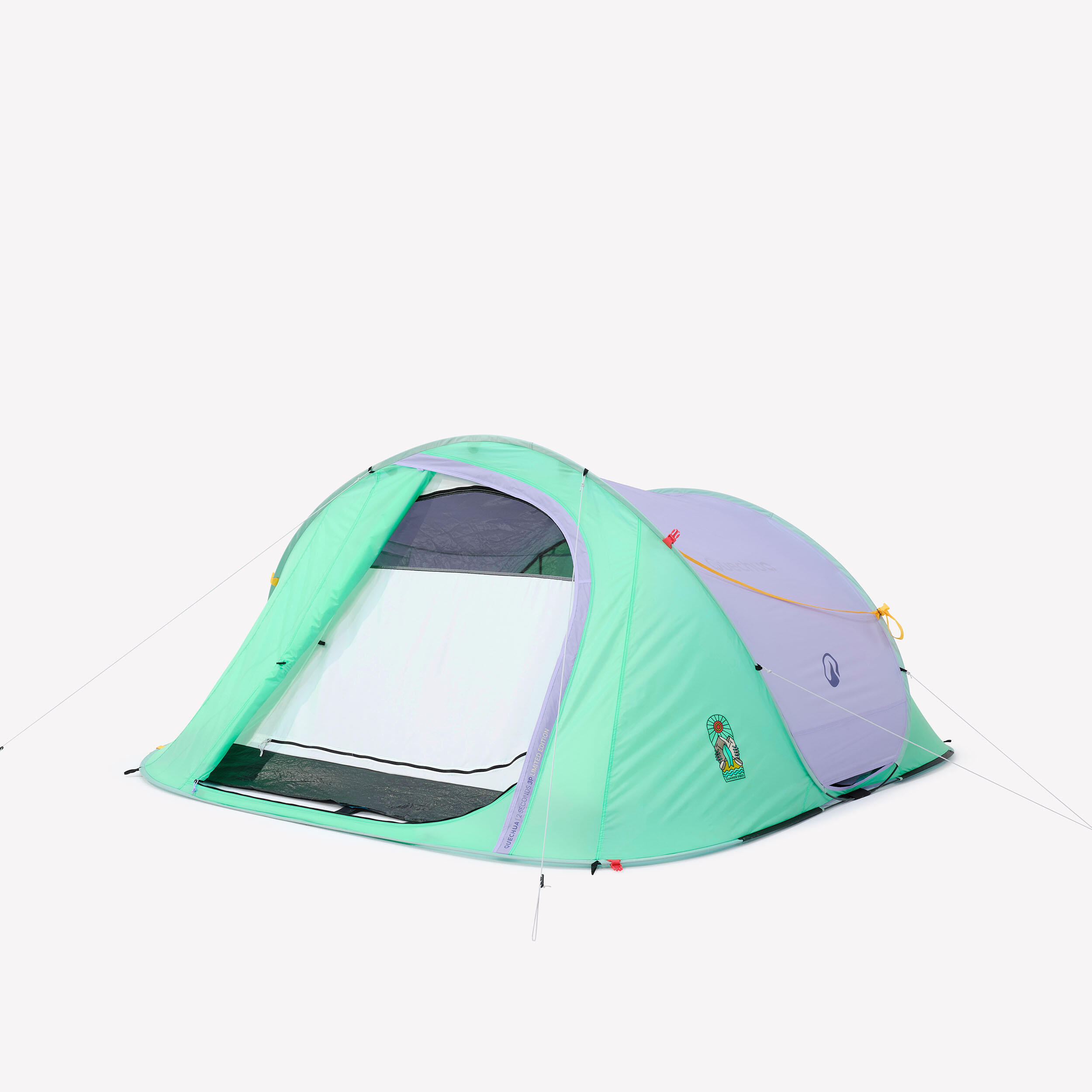 2 Seconds pop-up tent limited edition Summer 3 personen 9/11