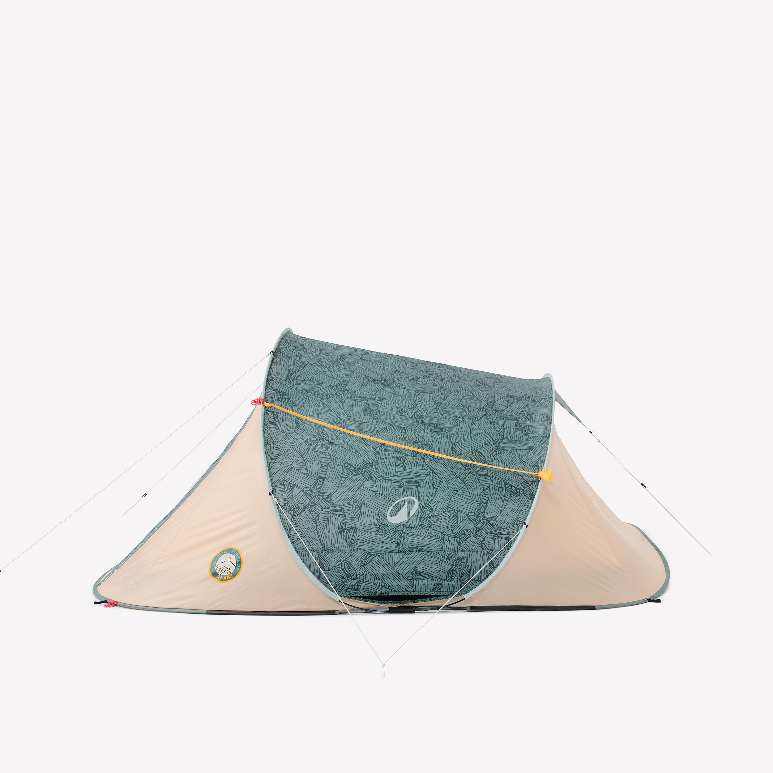 Instant 3-person camping tent, 2 Seconds Limited Edition, Wood 6/11