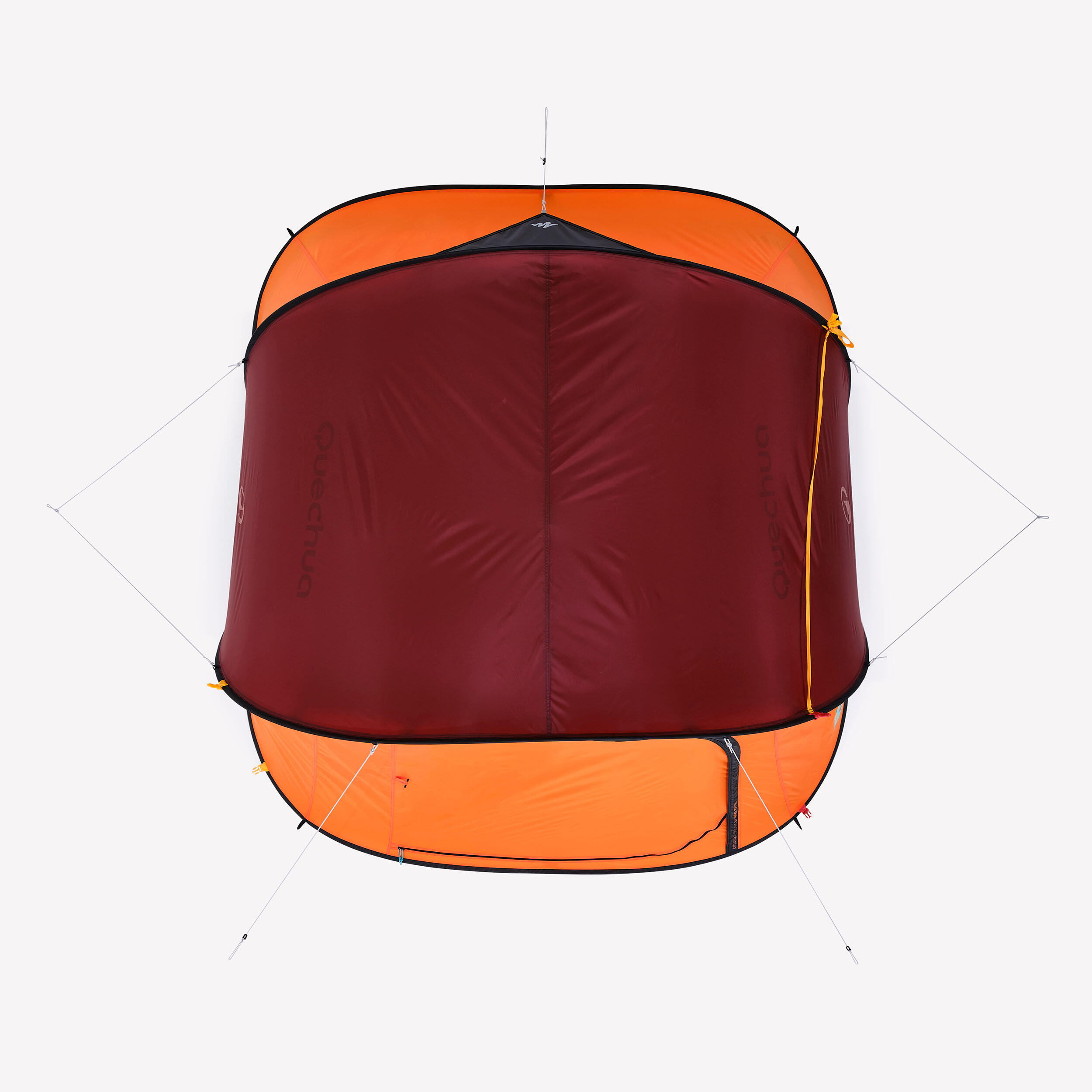 Instant 3-person camping tent, 2 Seconds Limited Edition, Vintage 7/11