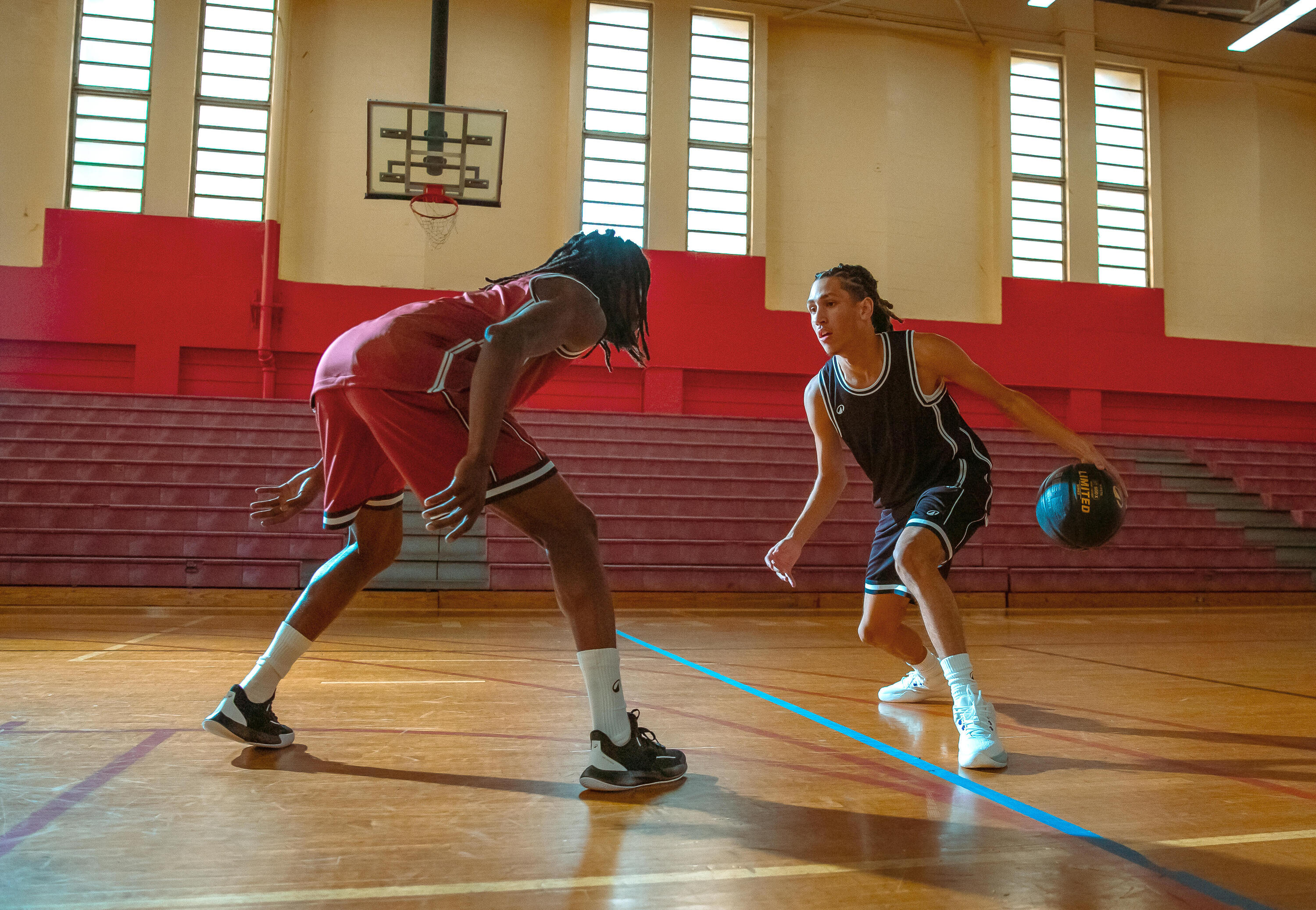 Basketball-Wendetrikot ärmellos, für Erwachsene - TKR-500 Schwarz-Rot 13/14