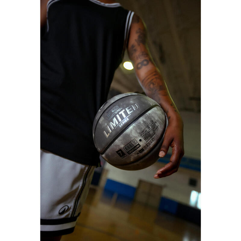 Ballon de basketball taille 7 - BT500 TOUCH gris