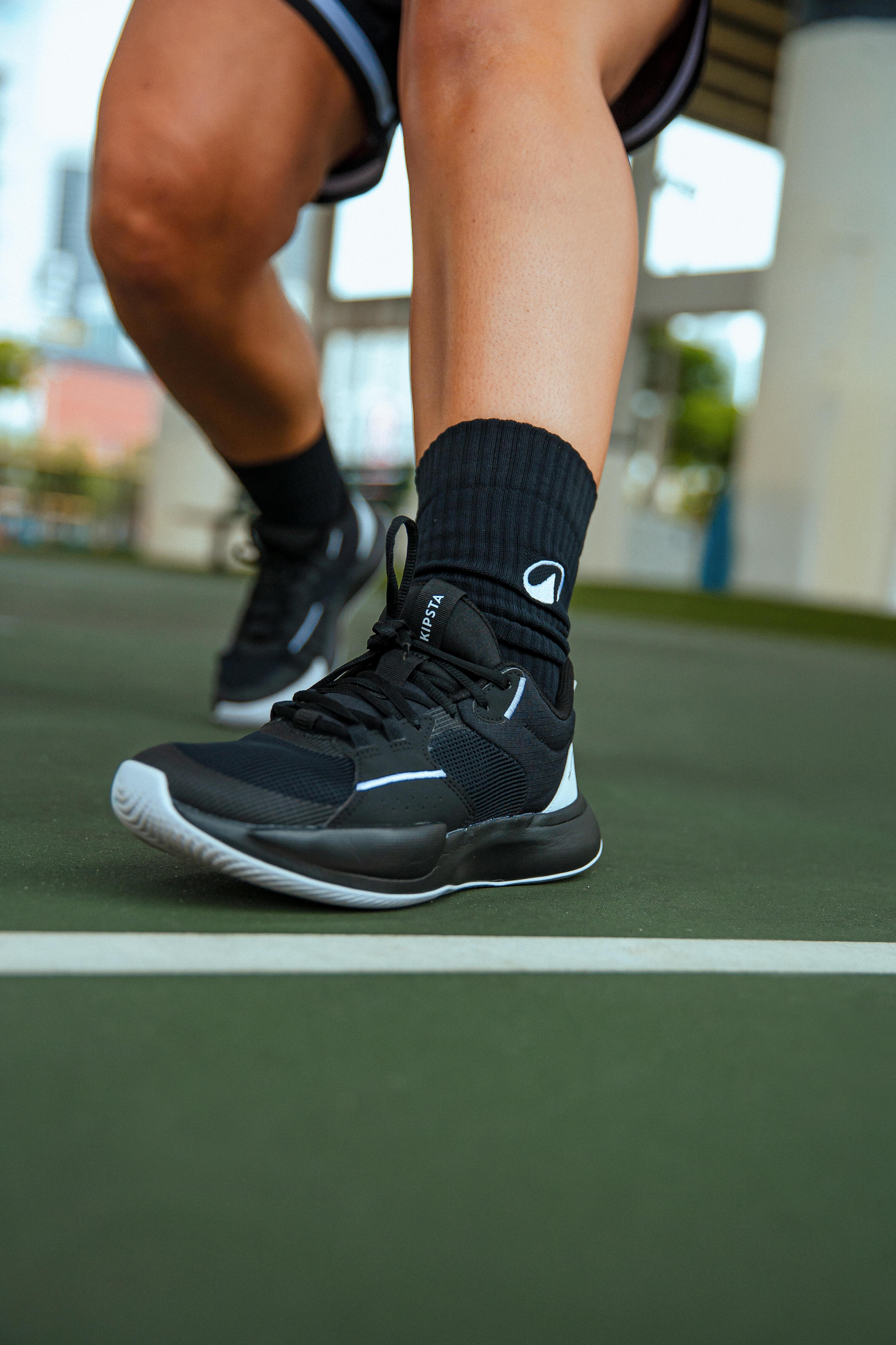 Basketballschuhe Herren/Damen - Fast 500 Low Schwarz 10/10
