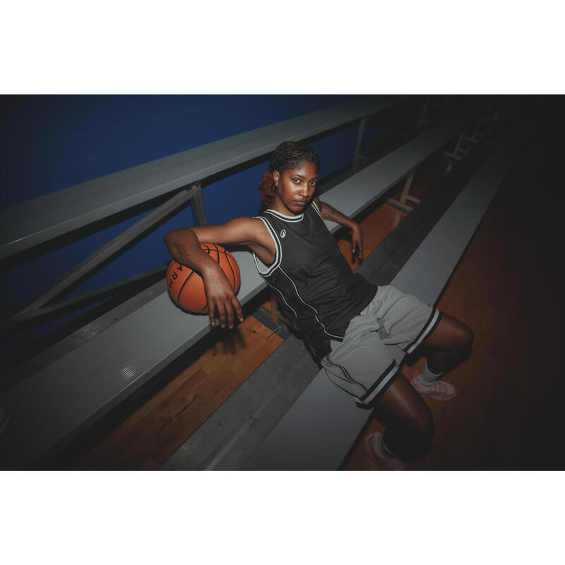 Maiou reversibil Baschet TKR-500 Negru-Alb Adulți