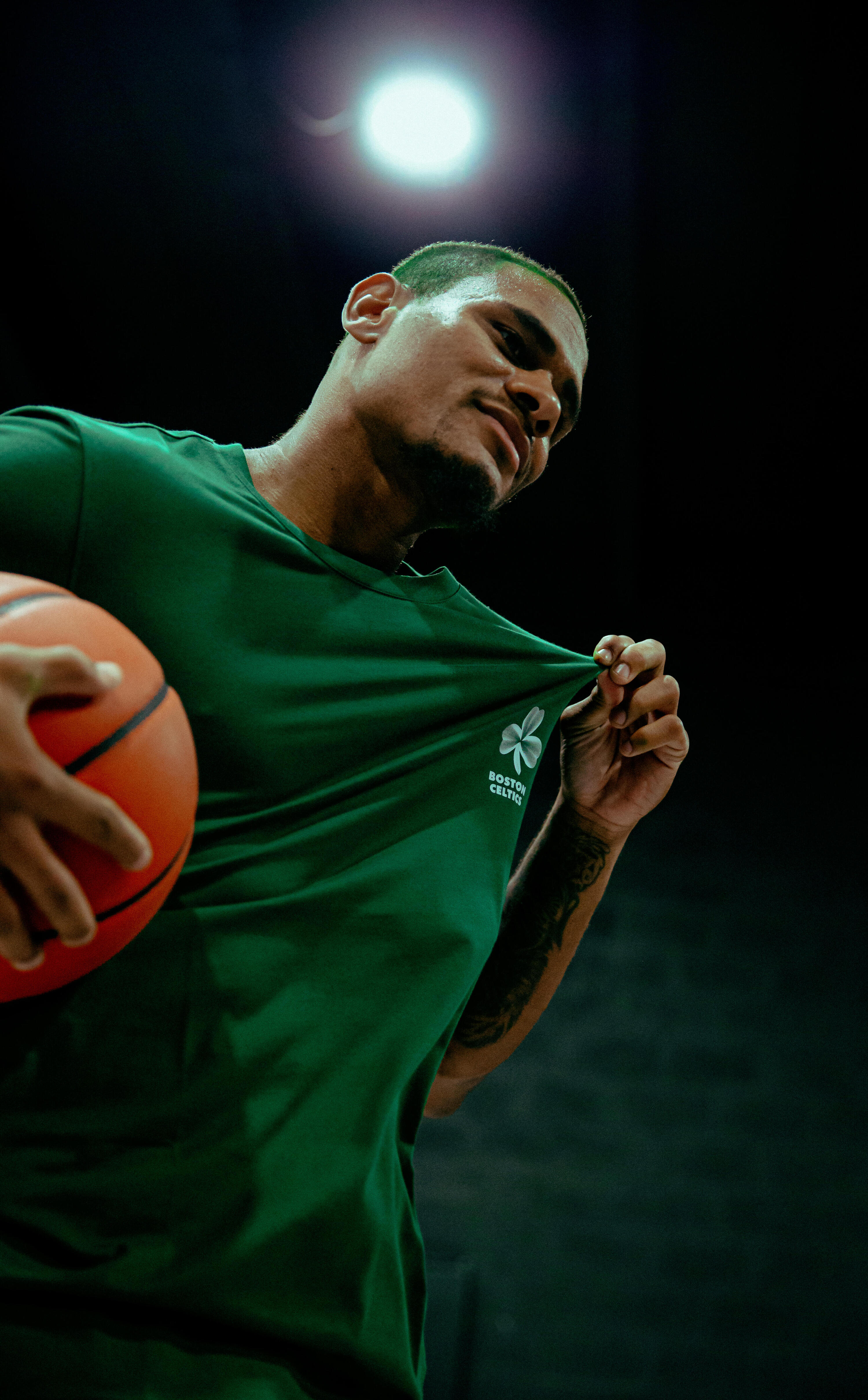 NBA Celtics Basketball T-Shirt Männer/Frauen - ts 900 ad grün 9/12