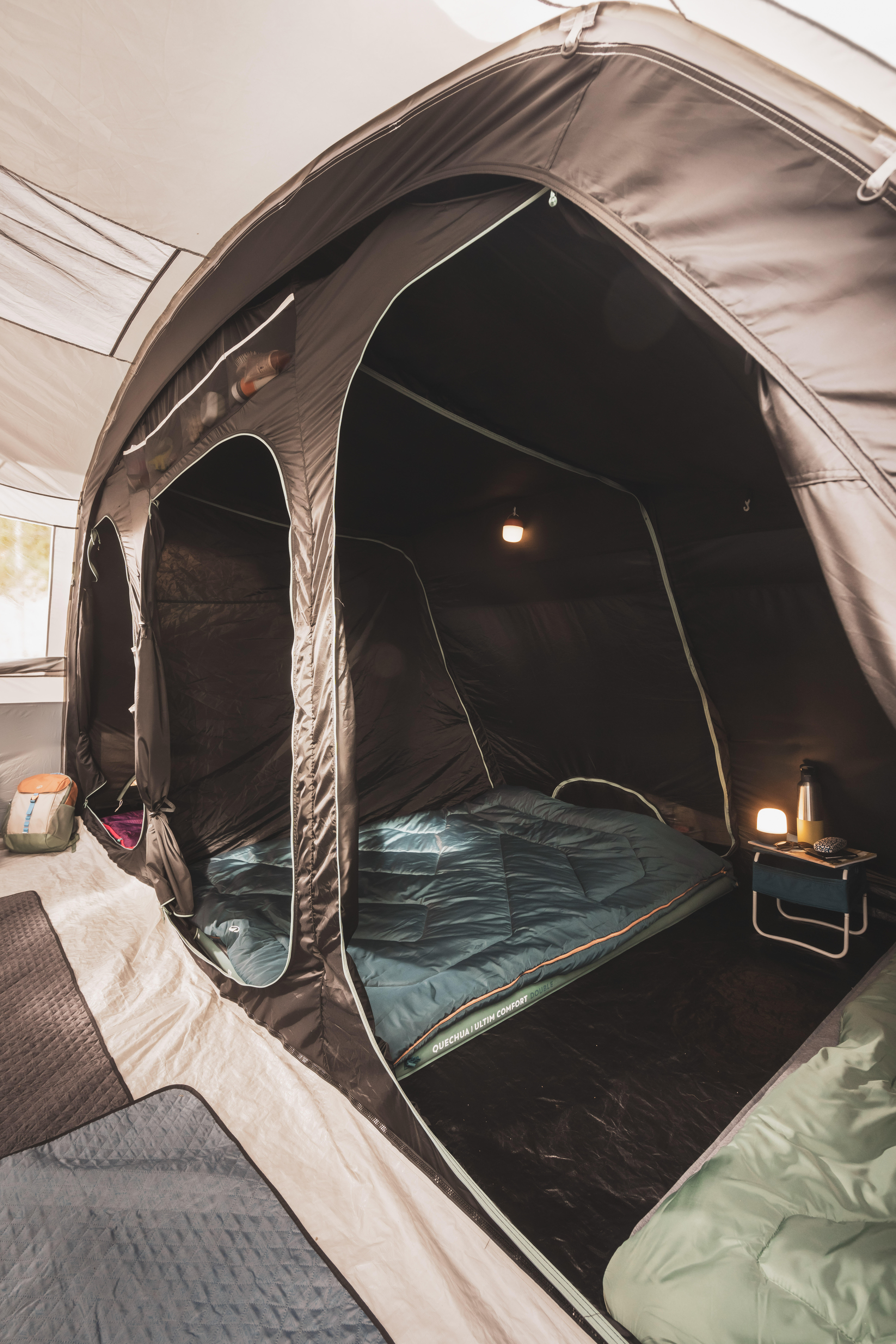 Double Camping Sleeping Bag, Comfort 10°C - QUECHUA