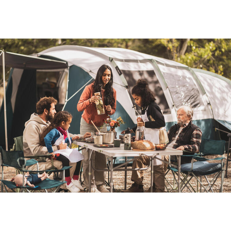 Outdoor Yemek Seti - 4 Kişilik - XL Boy - Paslanmaz Çelik - 33 Parça - 900