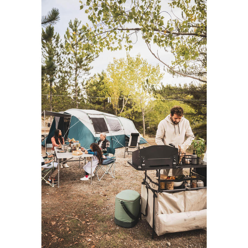 Outdoor Yemek Seti - 4 Kişilik - XL Boy - Paslanmaz Çelik - 33 Parça - 900